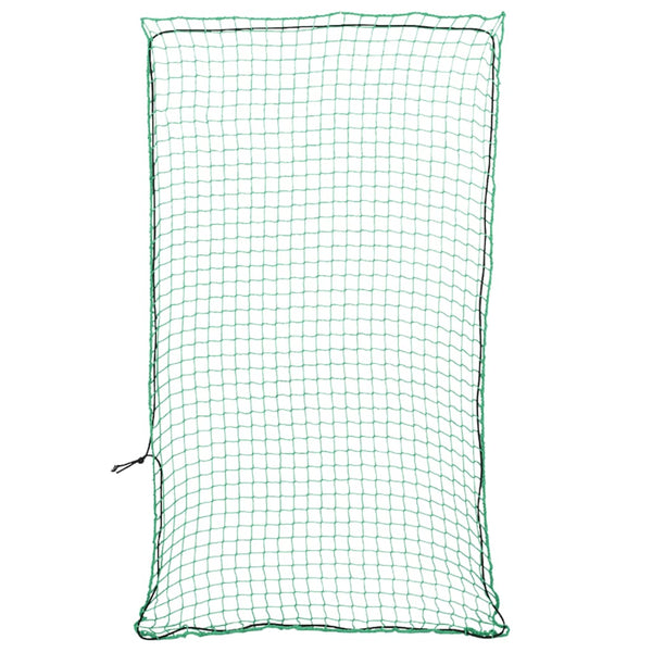 VidaXL Aanhangwagennet elastisch touw 2,5x1,5 m polypropeen groen