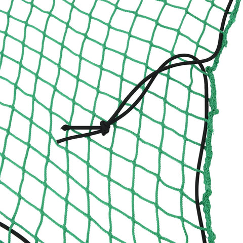 VidaXL Aanhangwagennet elastisch touw 3x2,5 m polypropeen groen