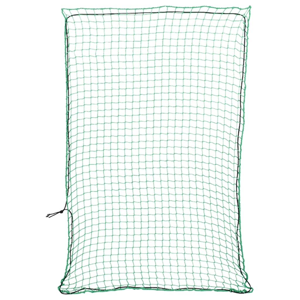 VidaXL Aanhangwagennet elastisch touw 3,5x2,5 m polypropeen groen