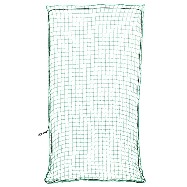 VidaXL Aanhangwagennet elastisch touw 7x3,5 m polypropeen groen