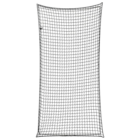 Vidaxl aanhangwagennet elastisch touw 4x2 m polypropeen zwart