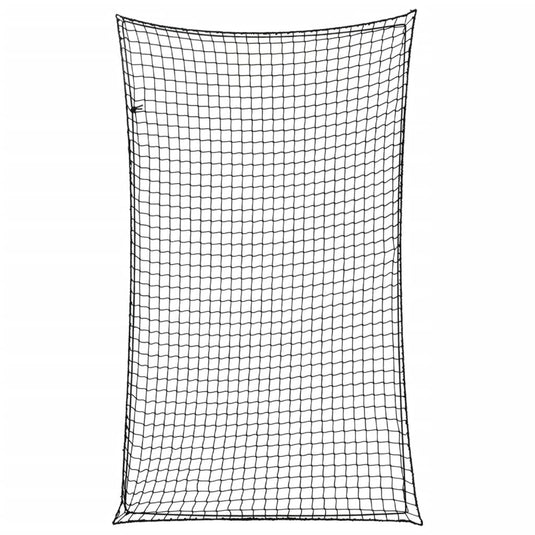 Vidaxl aanhangwagennet elastisch touw 5x3 m polypropeen zwart