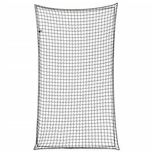 Vidaxl aanhangwagennet elastisch touw 6x3,5 m polypropeen zwart