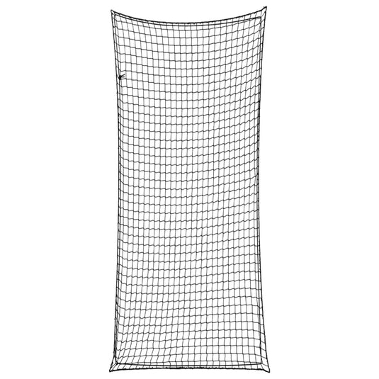 Vidaxl aanhangwagennet elastisch touw 8x3,5 m polypropeen zwart
