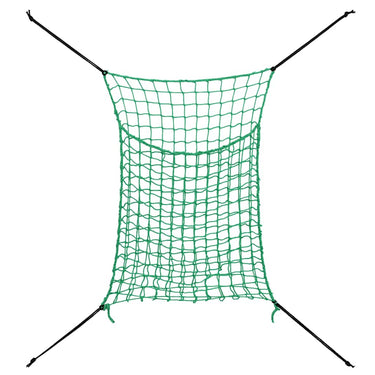 Vidaxl hooinetten 2 st 90x60 cm rechthoekig polypropeen groen