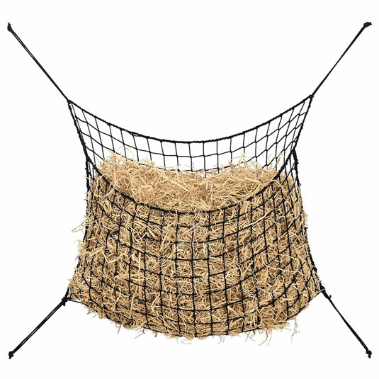 Vidaxl hooinetten 2 st 200x120 cm rechthoekig polypropeen zwart