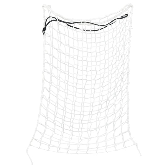 Vidaxl hooinetten 2 st 75x50 cm rond polypropeen wit