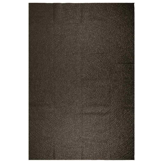 Vidaxl vloerkleed zizur binnen en buiten 240x340cm jute look antraciet
