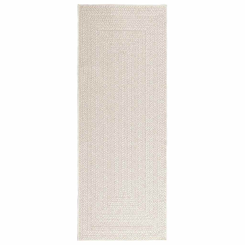 Load image into Gallery viewer, Vidaxl vloerkleed zizur room binnen en buiten 80x200 cm jute look
