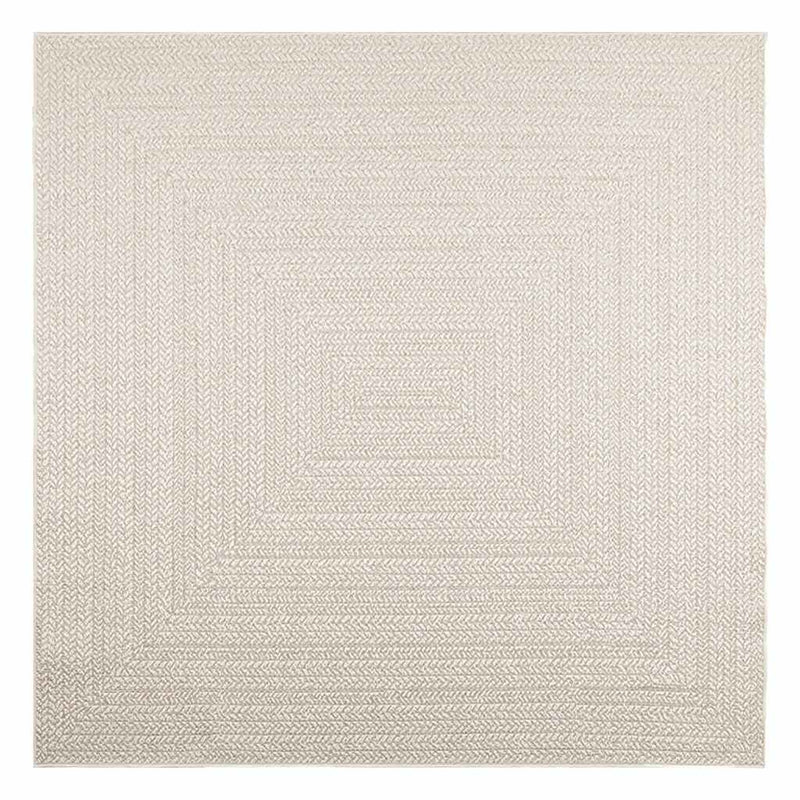 Load image into Gallery viewer, Vidaxl vloerkleed zizur room binnen en buiten 200x200 cm jute look
