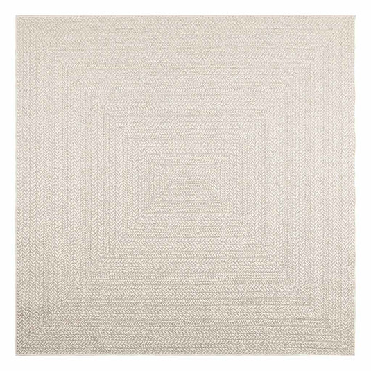 Vidaxl vloerkleed zizur room binnen en buiten 200x200 cm jute look