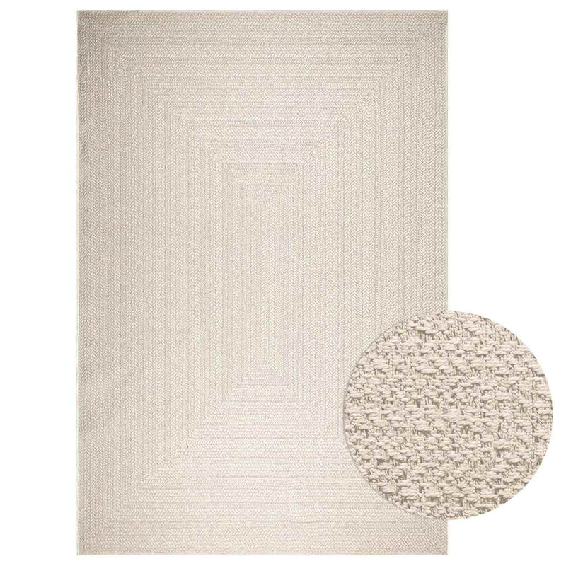 Load image into Gallery viewer, Vidaxl vloerkleed zizur room binnen en buiten 240x340 cm jute look
