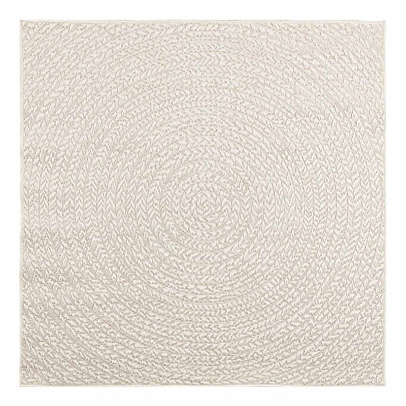 Load image into Gallery viewer, Vidaxl vloerkleed zizur room binnen en buiten 120x120 cm jute look
