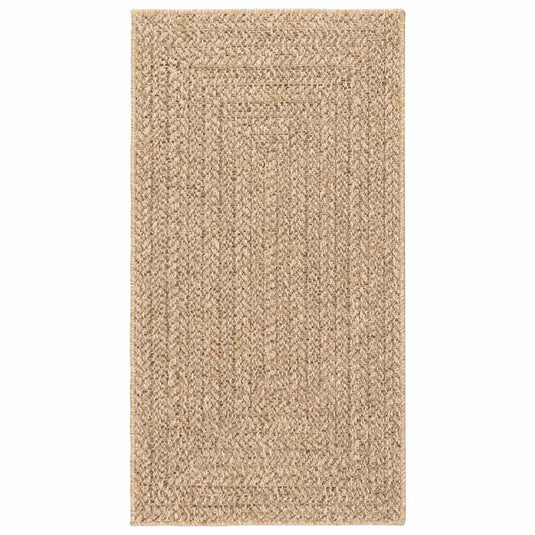 Vidaxl vloerkleed zizur beige binnen en buiten 80x150 cm jute look