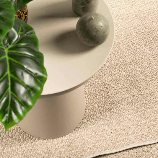 Vidaxl vloerkleed zizur beige binnen en buiten 200x290 cm jute look