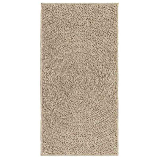 Vidaxl vloerkleed zizur beige binnen en buiten 60x110 cm jute look