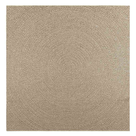 Vidaxl vloerkleed zizur beige binnen en buiten 200x200 cm jute look