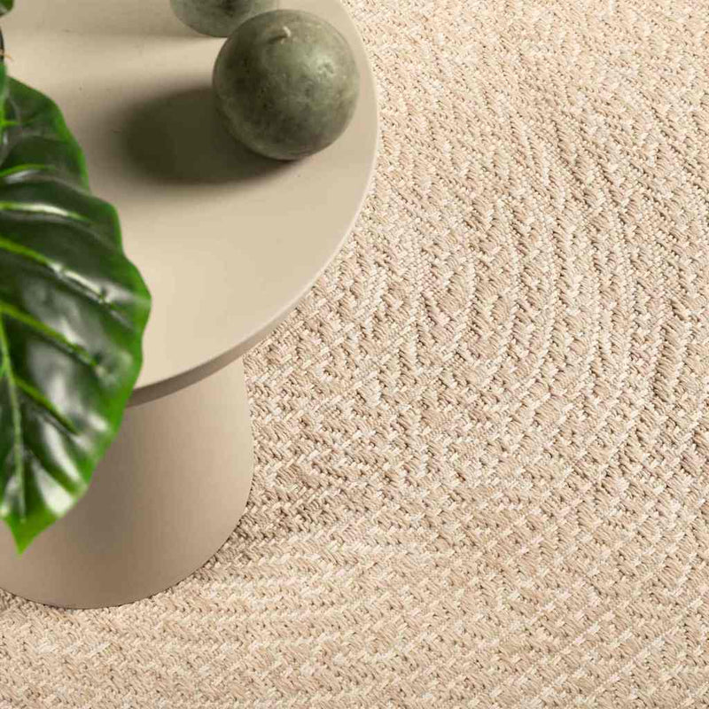 Load image into Gallery viewer, Vidaxl vloerkleed zizur beige binnen en buiten 240x340 cm jute look
