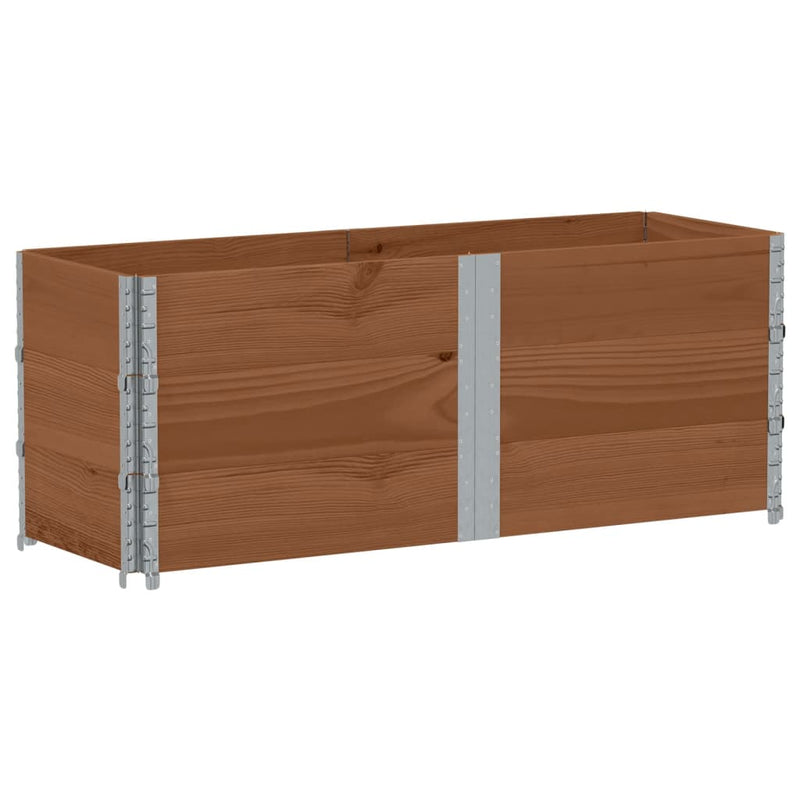 Load image into Gallery viewer, VidaXL Palletopzetranden 3 st 150x50 cm massief grenenhout bruin
