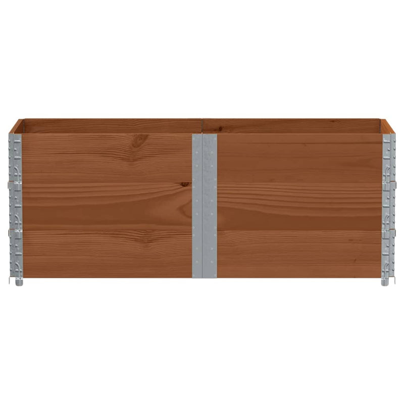 Load image into Gallery viewer, VidaXL Palletopzetranden 3 st 150x50 cm massief grenenhout bruin
