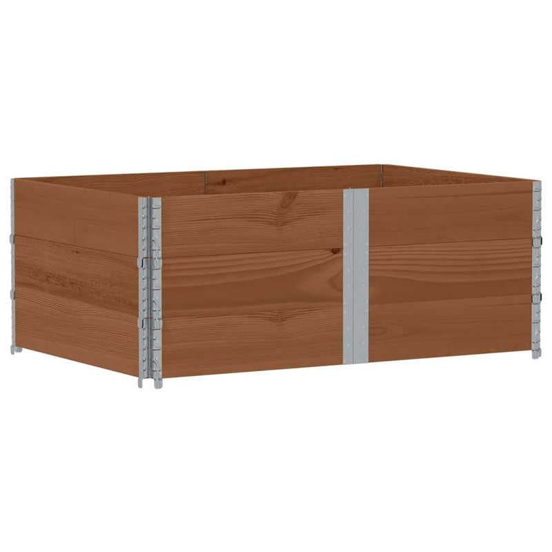 Load image into Gallery viewer, VidaXL Palletopzetranden 3 st 150x100 cm massief grenenhout bruin
