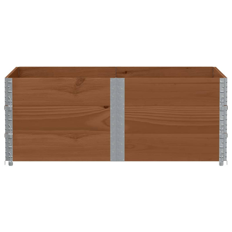 Load image into Gallery viewer, VidaXL Palletopzetranden 3 st 150x100 cm massief grenenhout bruin

