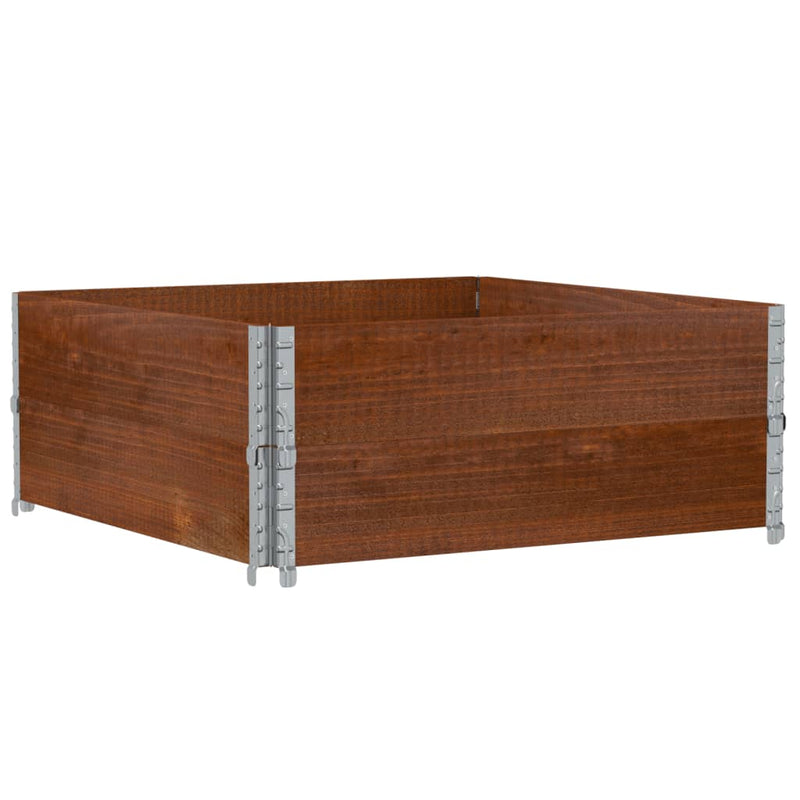 Load image into Gallery viewer, Vidaxl plantenbak 100x100 cm massief grenenhout bruin
