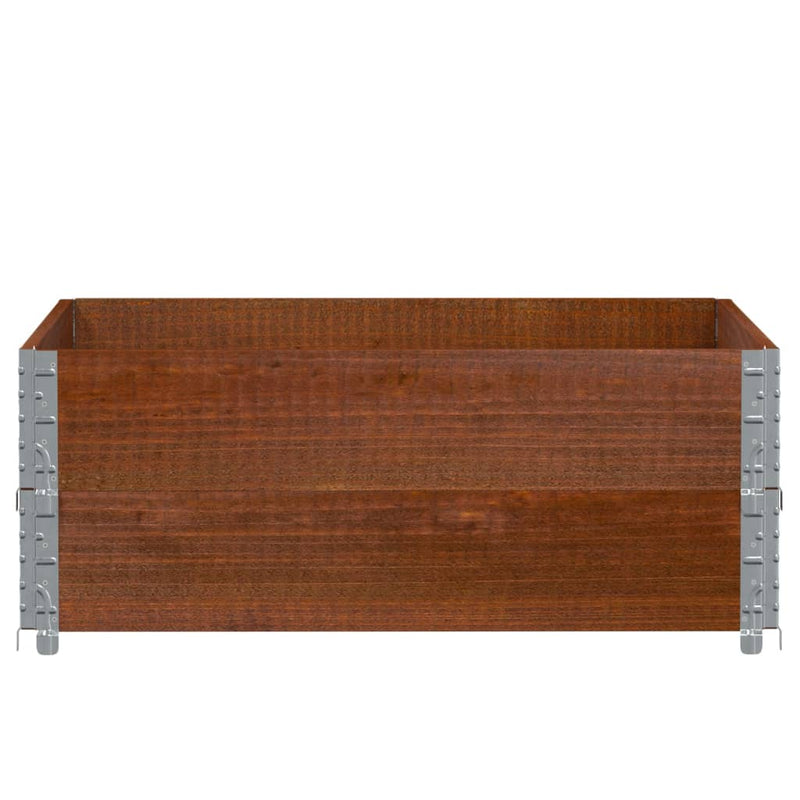 Load image into Gallery viewer, Vidaxl plantenbak 100x100 cm massief grenenhout bruin
