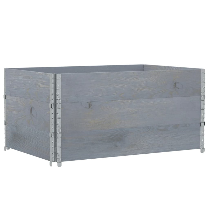 Load image into Gallery viewer, Vidaxl plantenbak 120x80 cm massief grenenhout grijs
