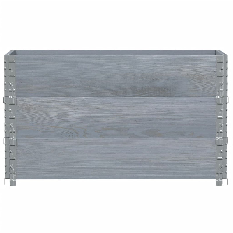 Load image into Gallery viewer, Vidaxl plantenbak 100x50 cm massief grenenhout grijs
