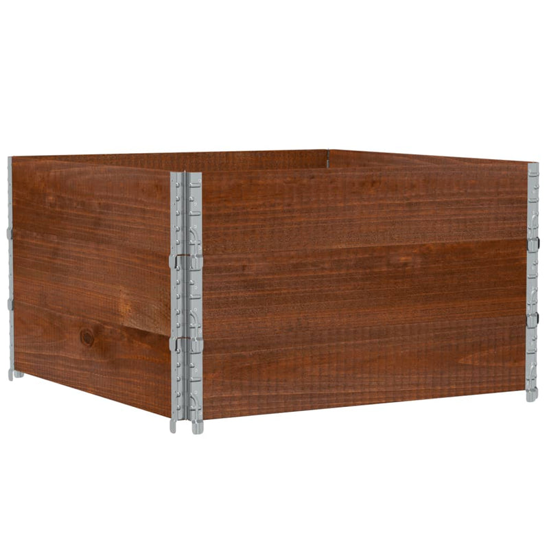Load image into Gallery viewer, Vidaxl plantenbak 100x100 cm massief grenenhout bruin
