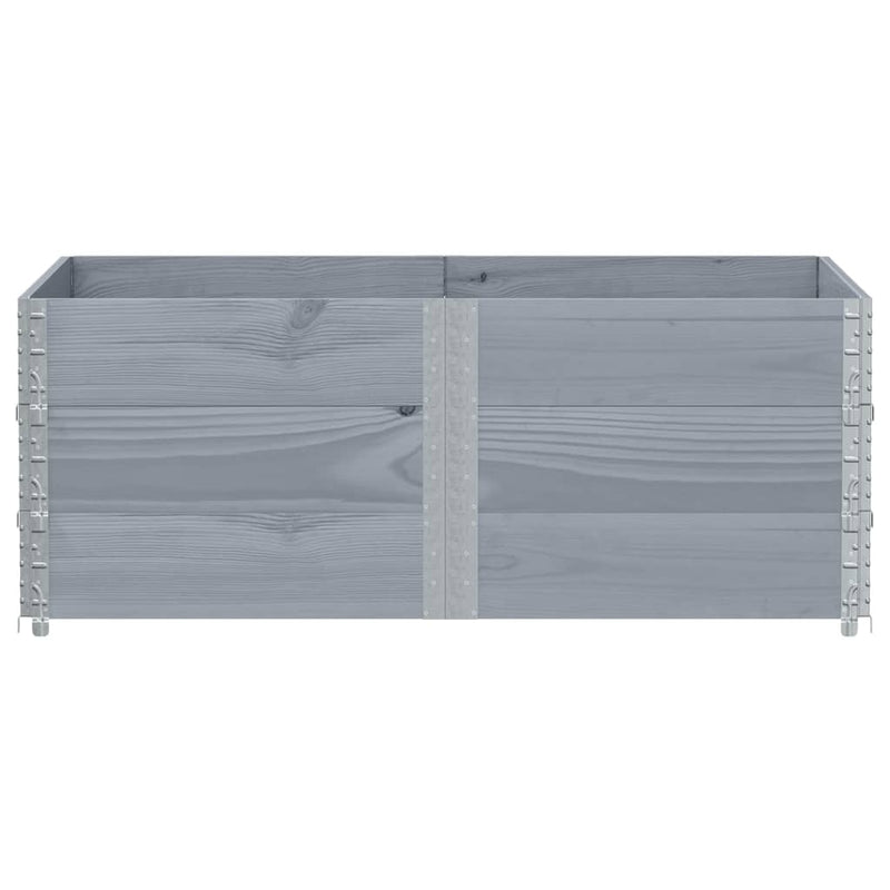 Load image into Gallery viewer, VidaXL Plantenbak 150x100 cm massief grenenhout grijs
