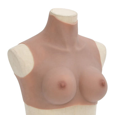 Vidaxl borstprothese c-cup silicone tan