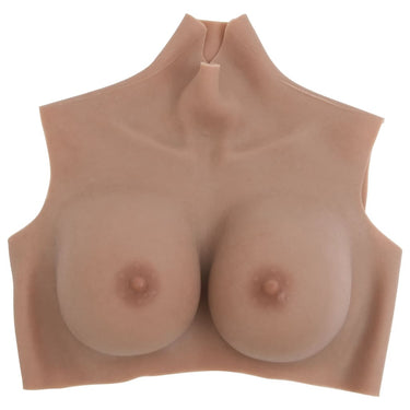 Vidaxl borstprothese e-cup silicone tan