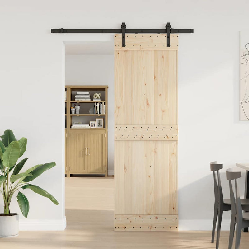 Load image into Gallery viewer, Vidaxl doos met onderdelen voor schuifdeur 152,5 cm staal zwart
