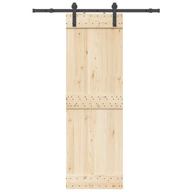 Vidaxl doos met onderdelen voor schuifdeur 152 cm staal zwart