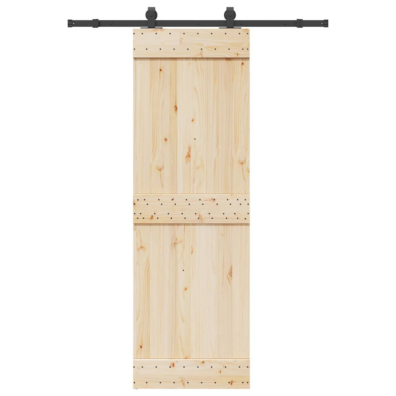 Load image into Gallery viewer, Vidaxl doos met onderdelen voor schuifdeur 152,5 cm staal zwart

