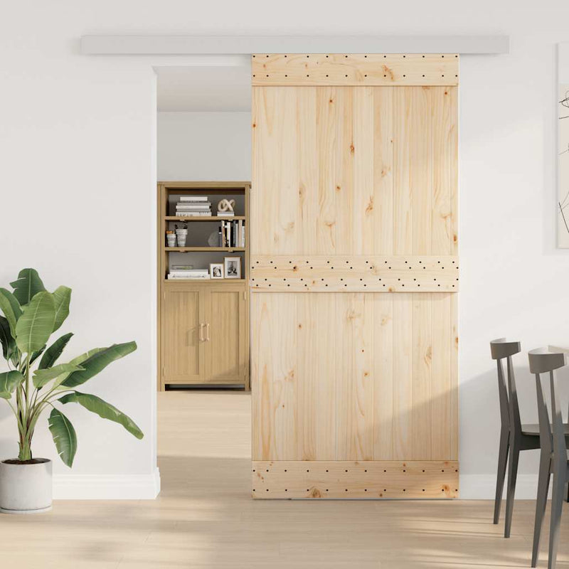 Load image into Gallery viewer, Vidaxl beslagset schuifdeur 200 cm aluminiumlegering zilverkleurig
