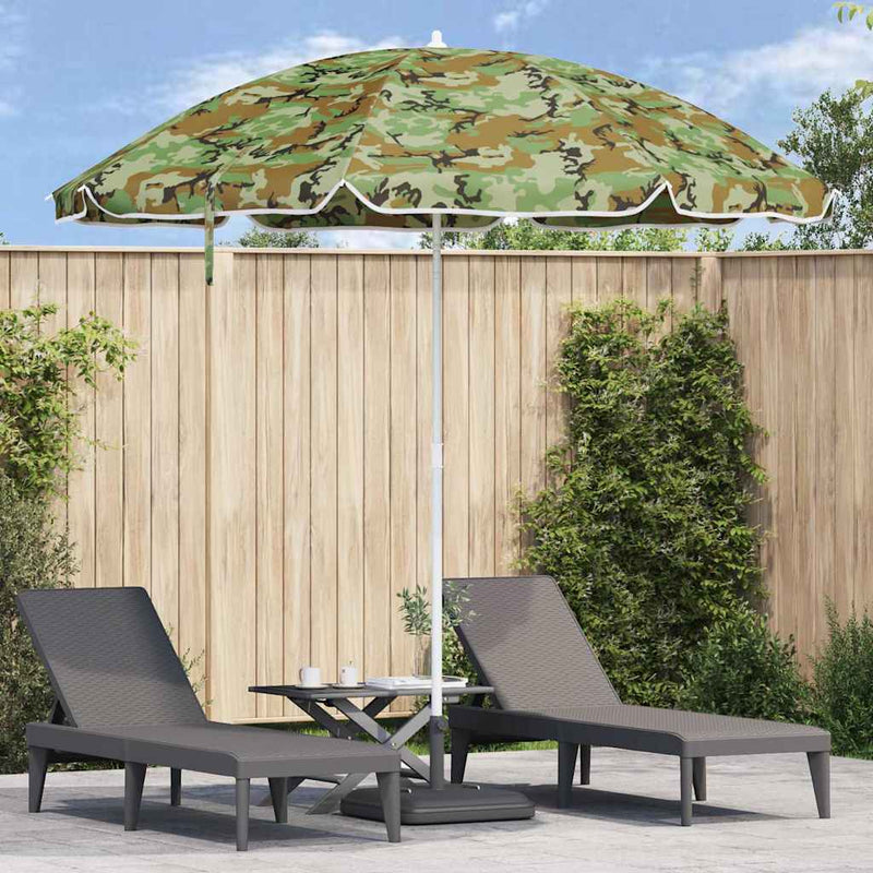 Load image into Gallery viewer, Vidaxl strandparasol camouflage 263 x 263 x 272 cm polyester en metaal
