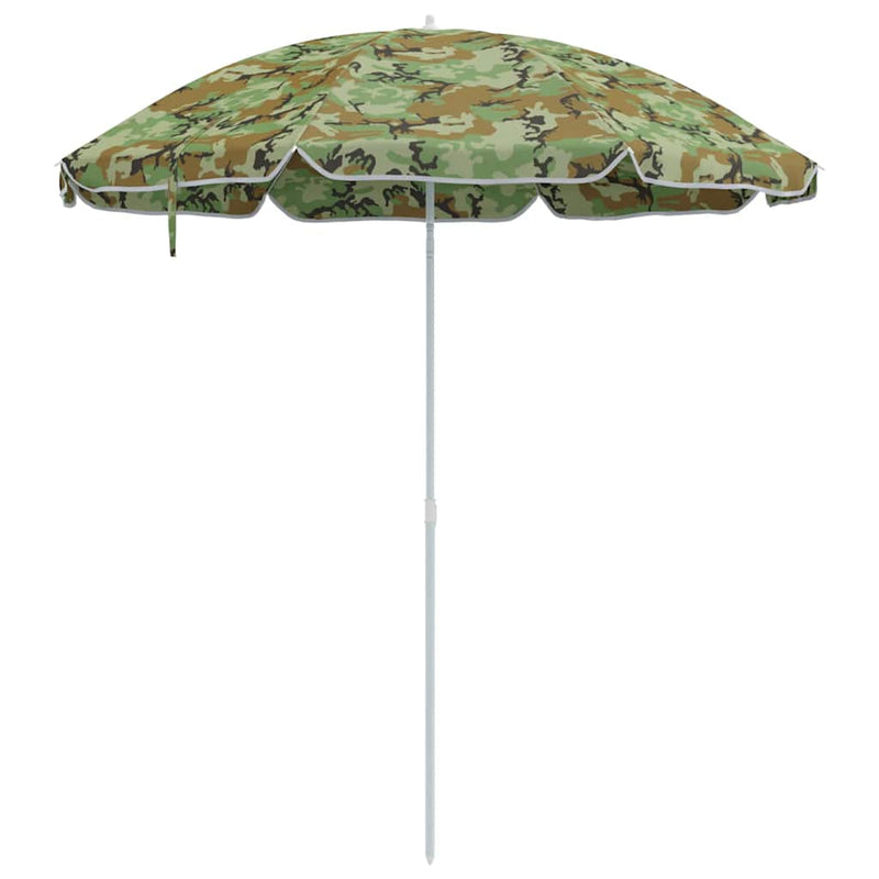 Load image into Gallery viewer, Vidaxl strandparasol camouflage 263 x 263 x 272 cm polyester en metaal
