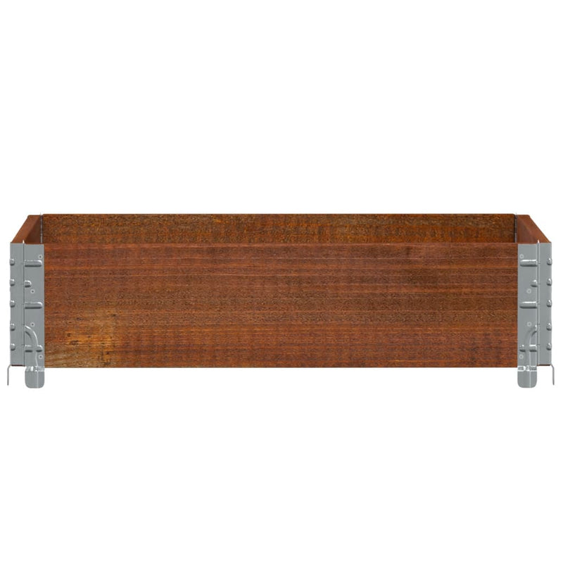 Load image into Gallery viewer, Vidaxl plantenbak 80x60 cm massief grenenhout bruin
