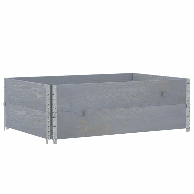Load image into Gallery viewer, Vidaxl plantenbak 120x80 cm massief grenenhout grijs
