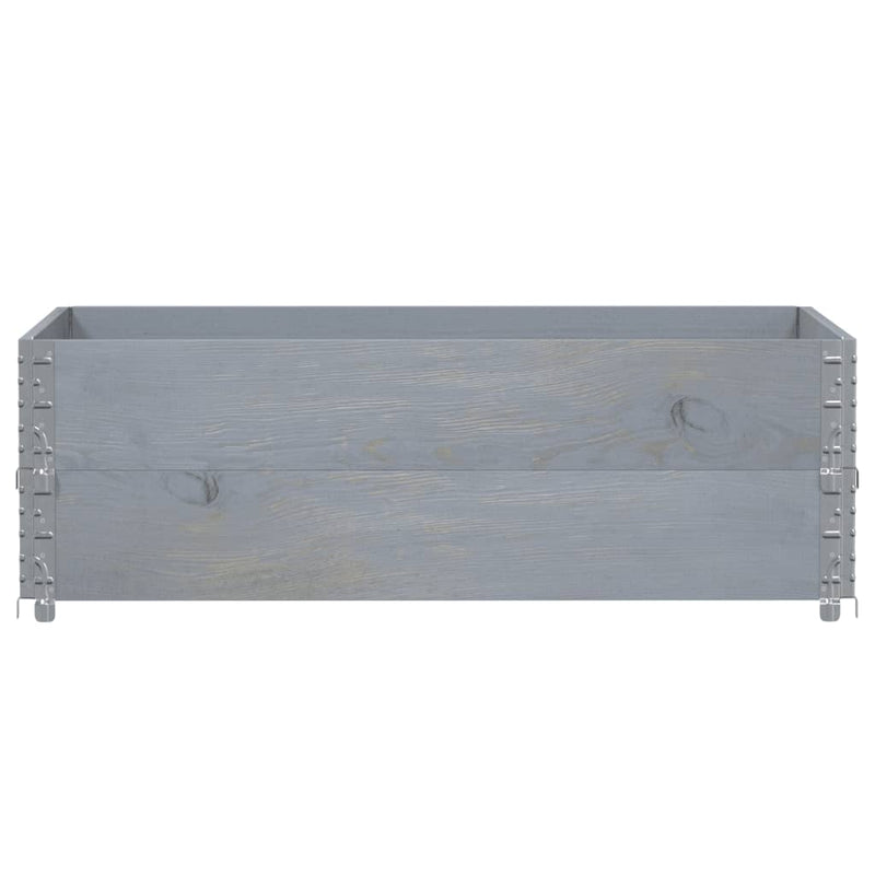Load image into Gallery viewer, Vidaxl plantenbak 120x80 cm massief grenenhout grijs

