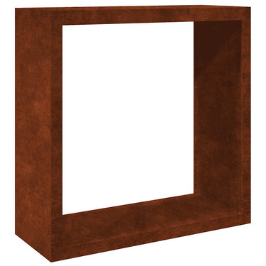 Vidaxl brandhoutrek 100x40x100 cm weervast staal