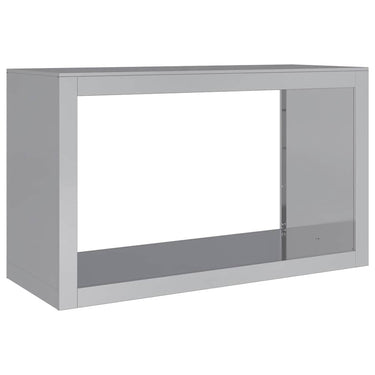 Vidaxl haardhoutrek 100x40x60 cm gegalvaniseerd staal