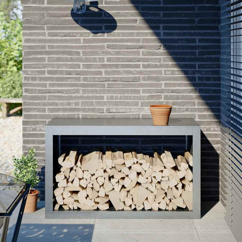 Load image into Gallery viewer, Vidaxl haardhoutrek 100x40x60 cm gegalvaniseerd staal
