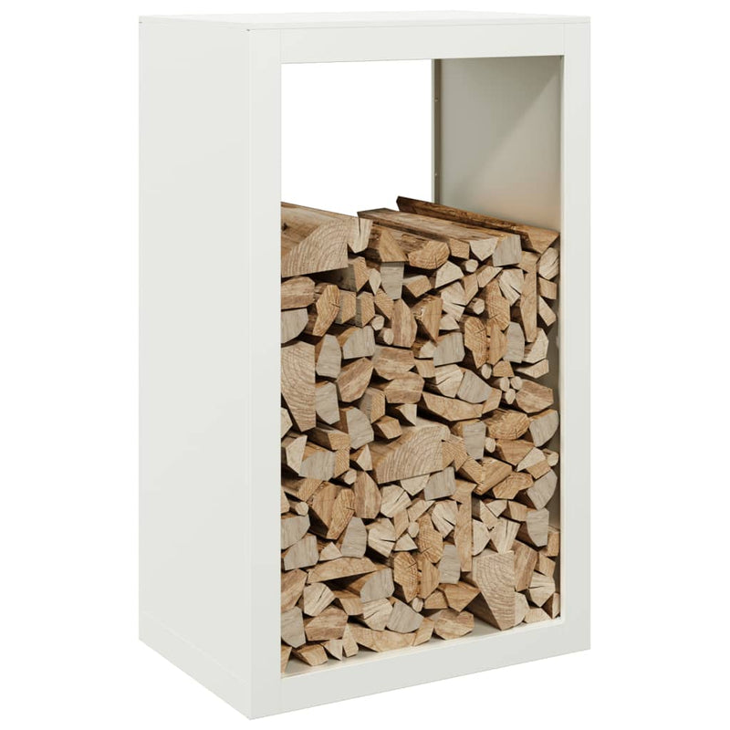 Load image into Gallery viewer, Vidaxl haardhoutrek 60x40x100 cm staal wit
