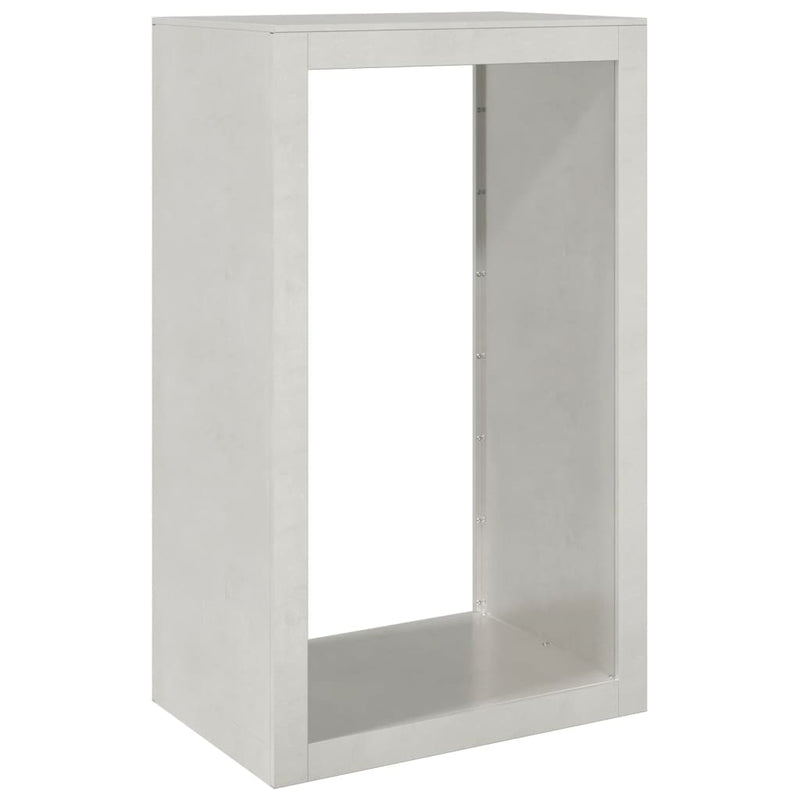 Load image into Gallery viewer, Vidaxl haardhoutrek 60x40x100 cm roestvrij staal

