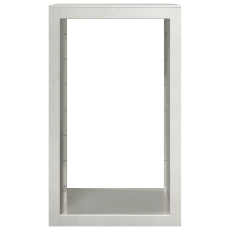 Load image into Gallery viewer, Vidaxl haardhoutrek 60x40x100 cm roestvrij staal
