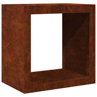 Vidaxl brandhoutrek 60x40x60 cm weervast staal